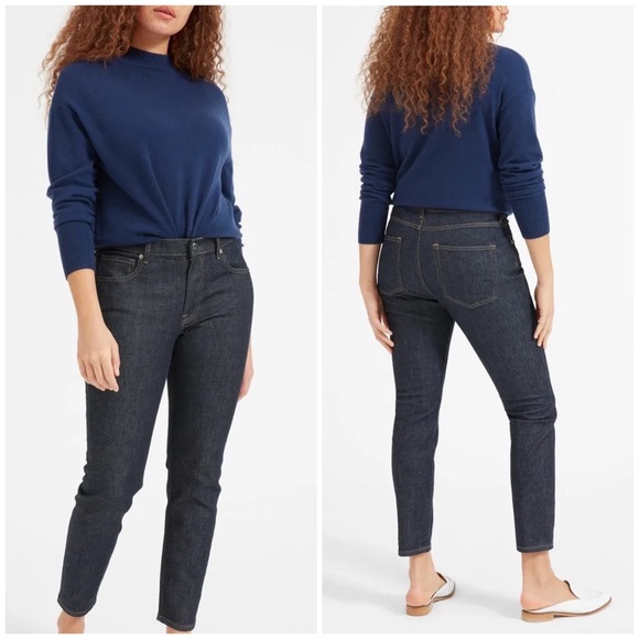 Everlane | Mid Rise Skinny Jean Dark Wash - Picture 1 of 10